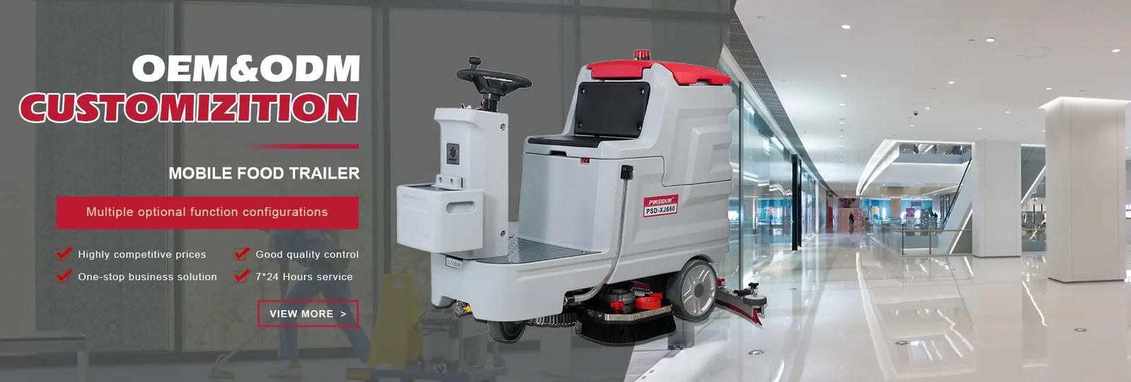Máquina de limpieza de pisos automática